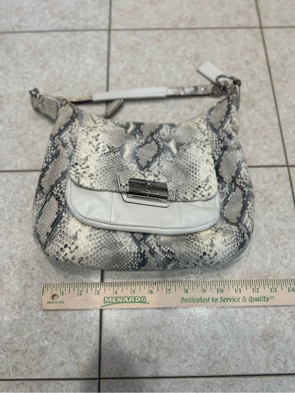Coach Purse snakeskin